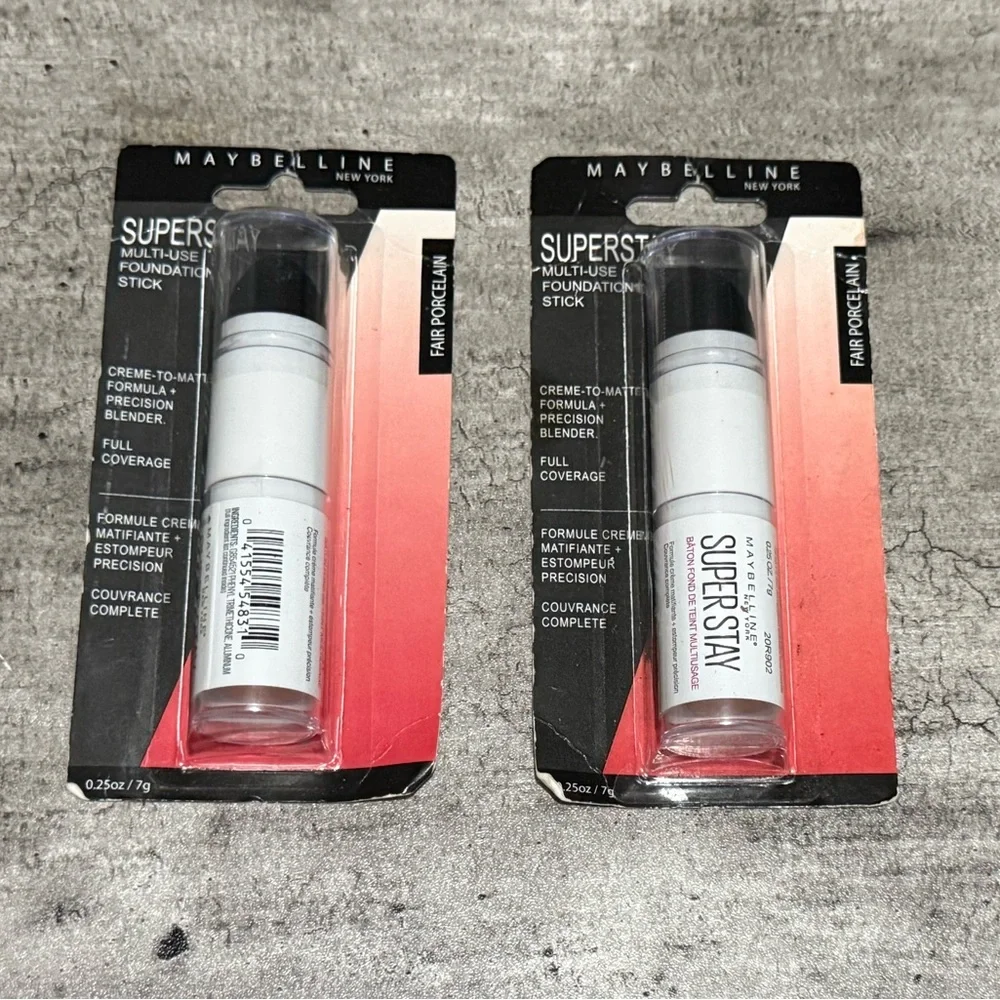 Maybelline Superstay Foundation (2) Two Fair Porcelain 102